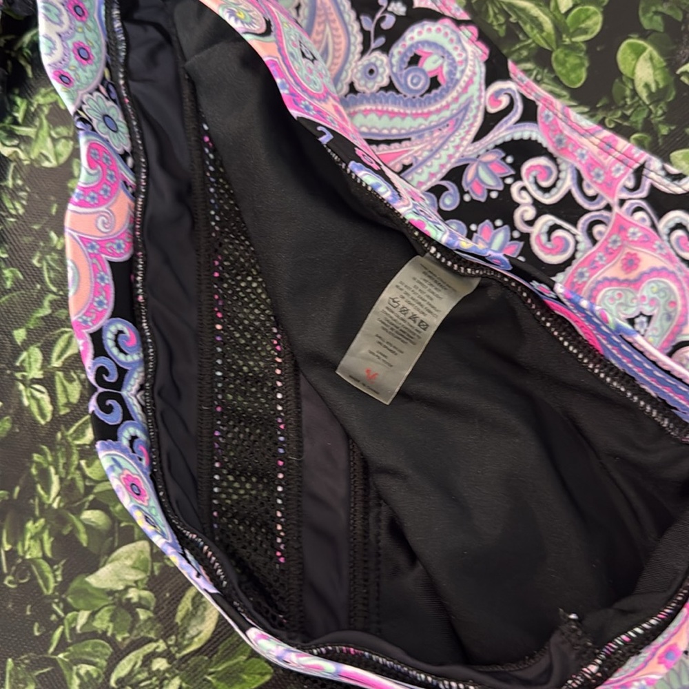 Paisley Bikini Set - Pink and Black - Picture 8 of 9